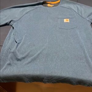 Carhartt Men's Blue Long Sleeve Shirt